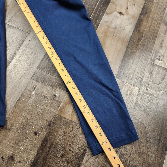 J Jill Womens size 10 Everyday Blue Utility Tapered Leg Cargo Pants - Picture 6 of 10